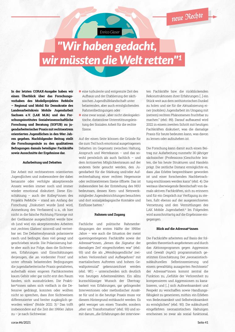 Cover Wir haben gedacht, wir müssten die Welt retten